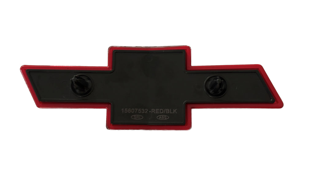 1988-1993 Chevrolet 454 SS Red and Black Front Bowtie Emblem 15607532