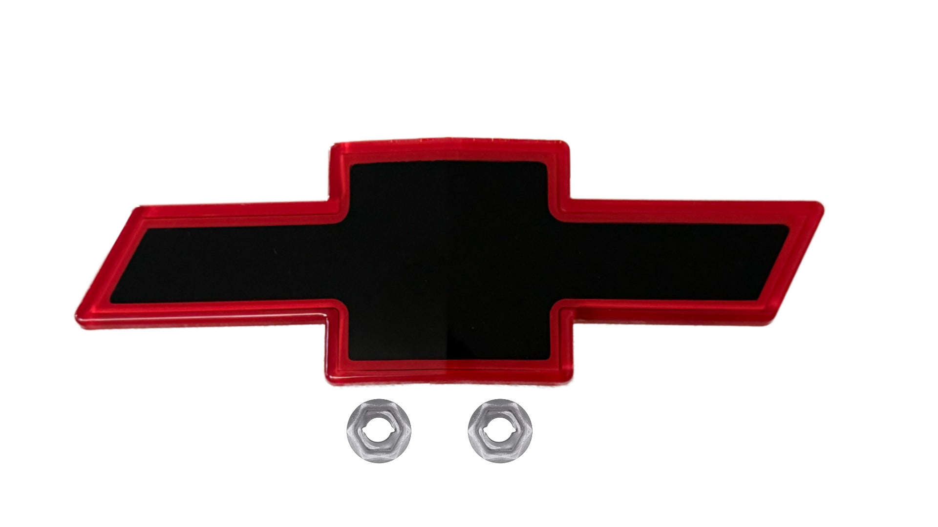 1988-1993 Chevrolet 454 SS Red and Black Front Bowtie Emblem 15607532